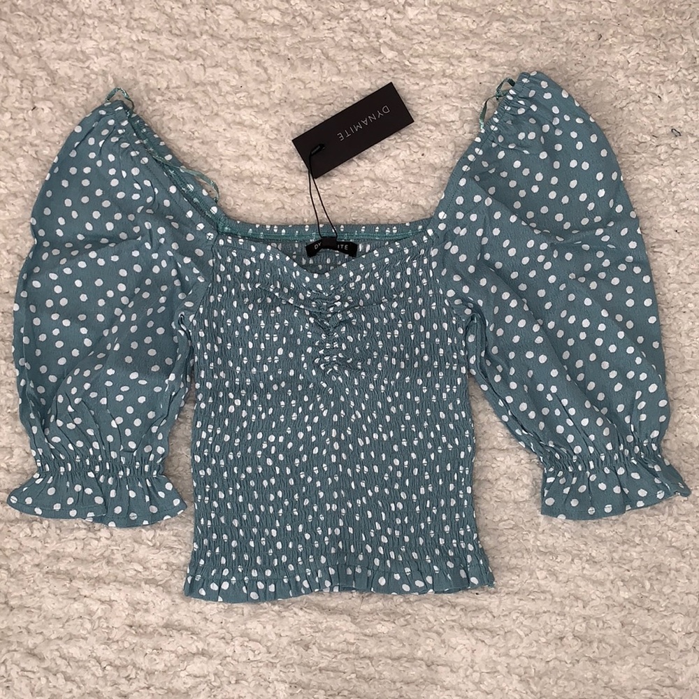 Dynamite Polka Dot Top